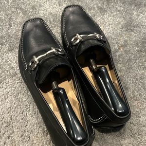 Salvatore Ferragamo men's leather loader size 91/2